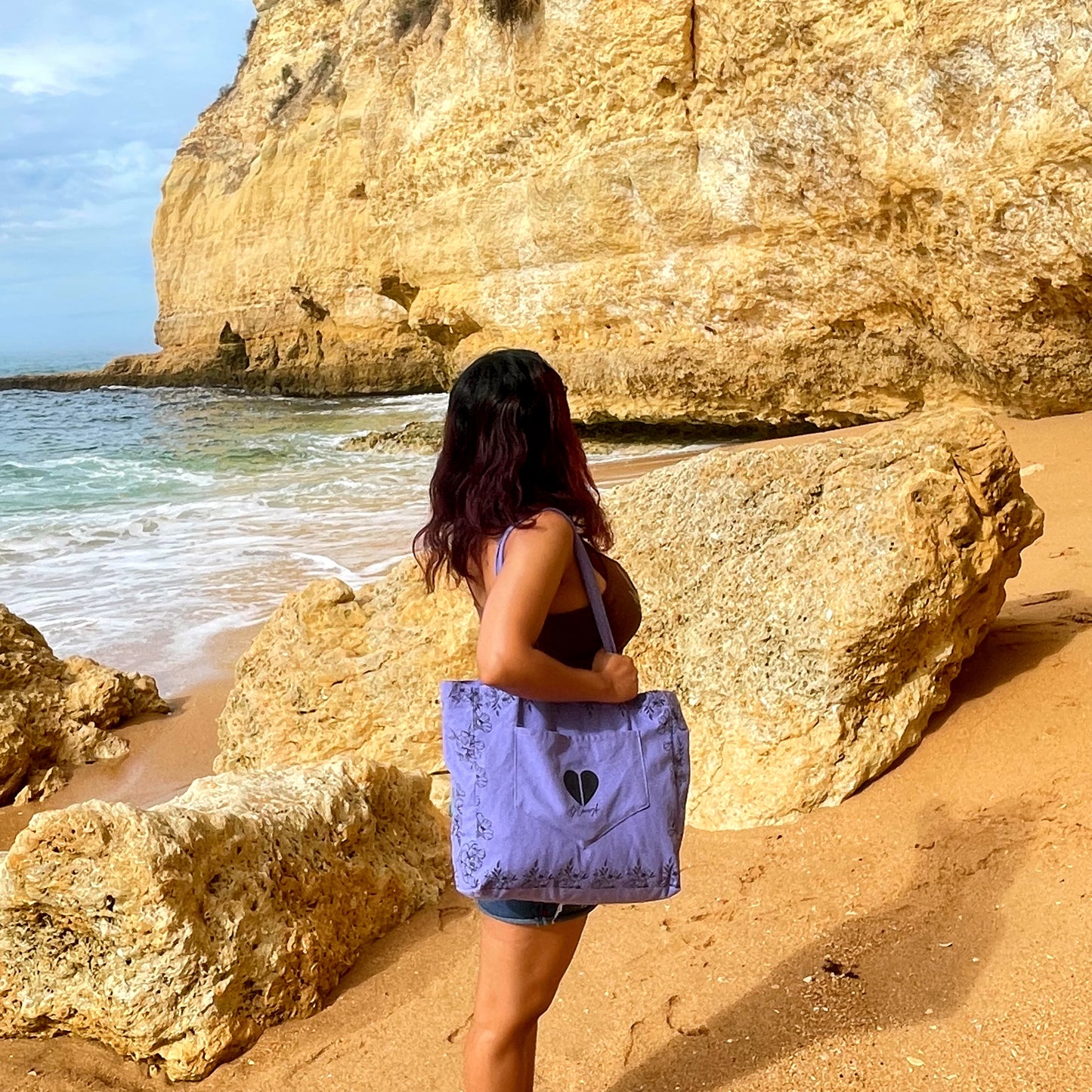 ARMY-Einkaufstasche (lila)