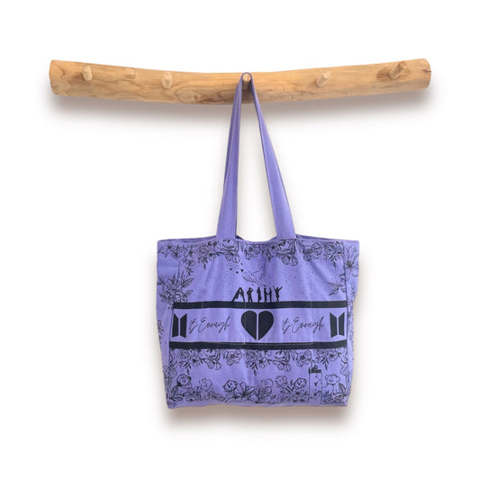 ARMY-Tote bag (purple)