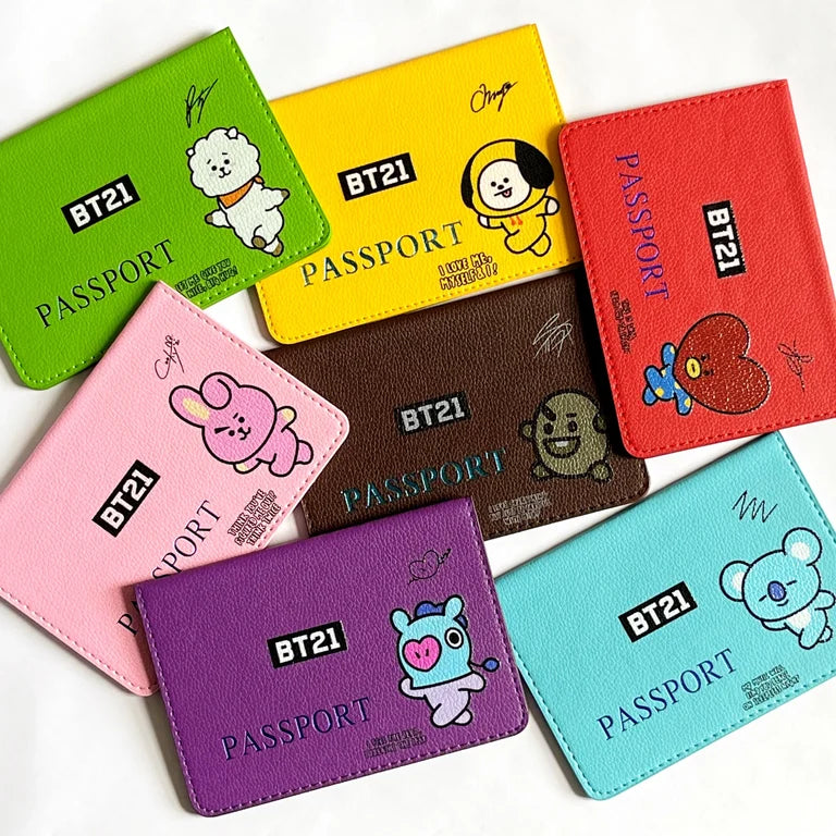 BT21 passport cover