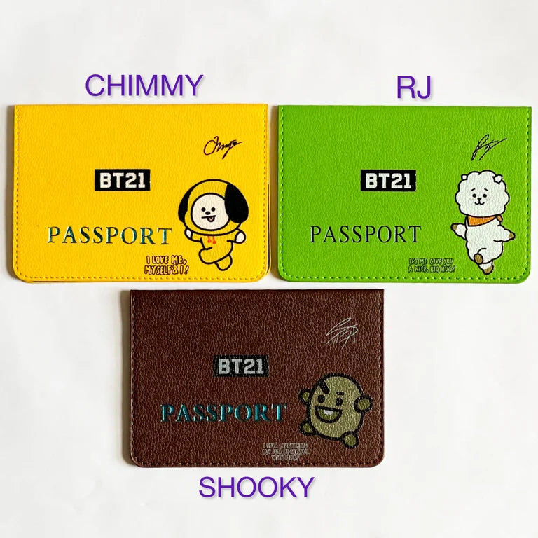 BT21 passport cover