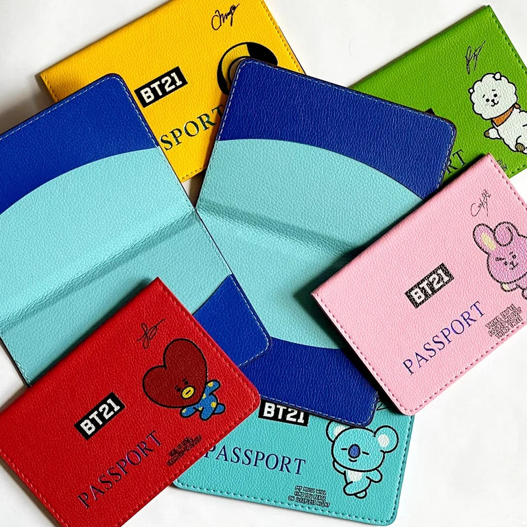 BT21 passport cover